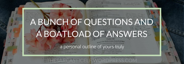 A Bunch of Questions (and a boatload of&nbsp;answers)