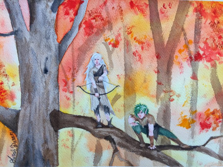 Aeterna forest painting