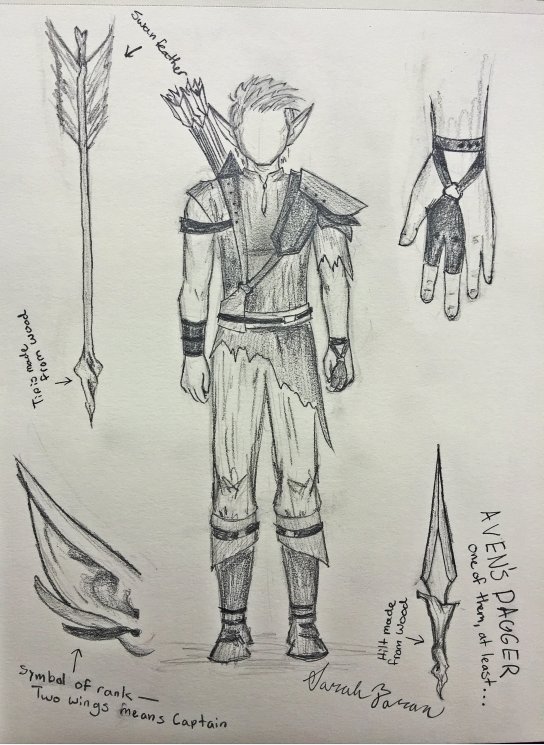 Aven costume concept