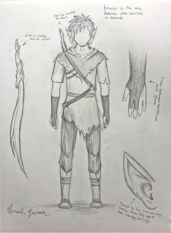 Emolas costume concept
