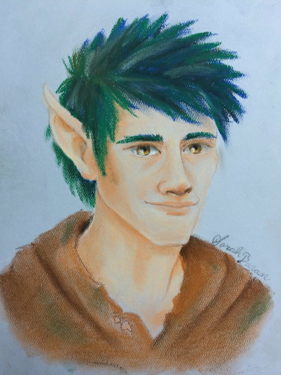 Emolas pastel sketch